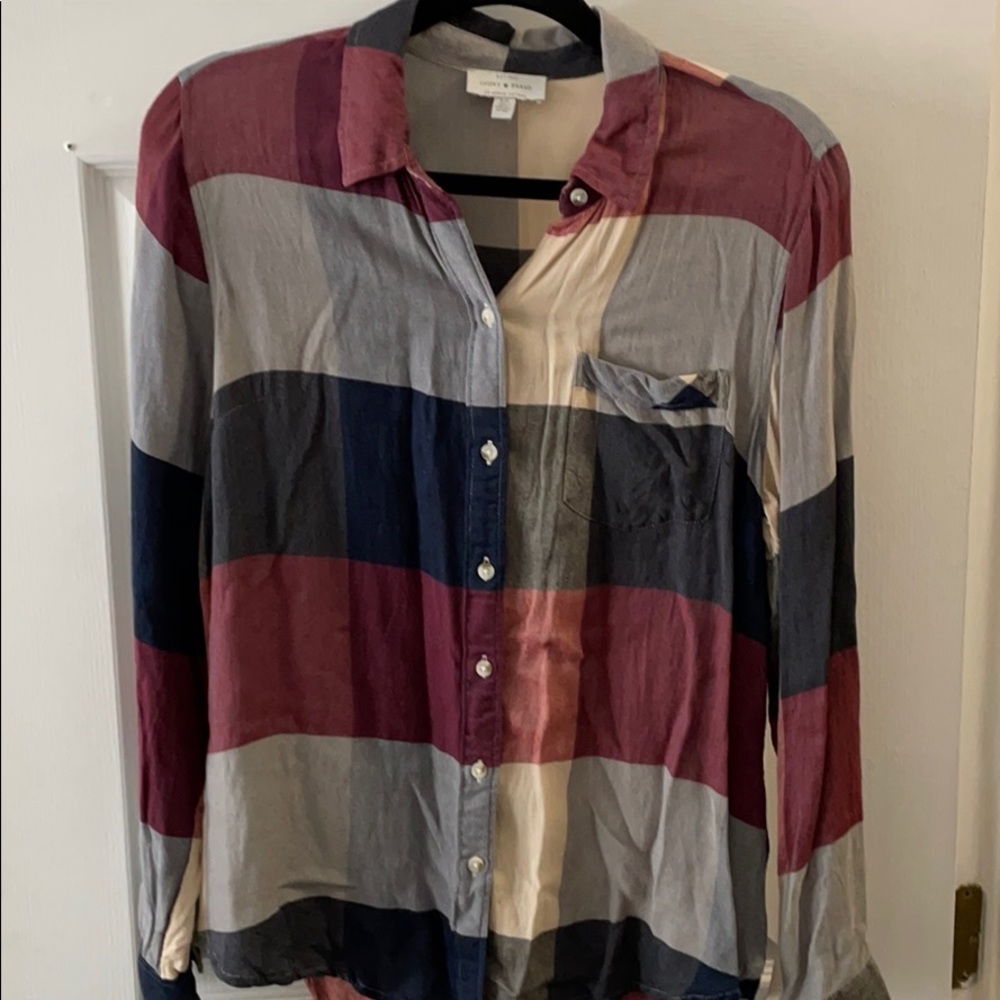 Lucky Brand Plaid Top